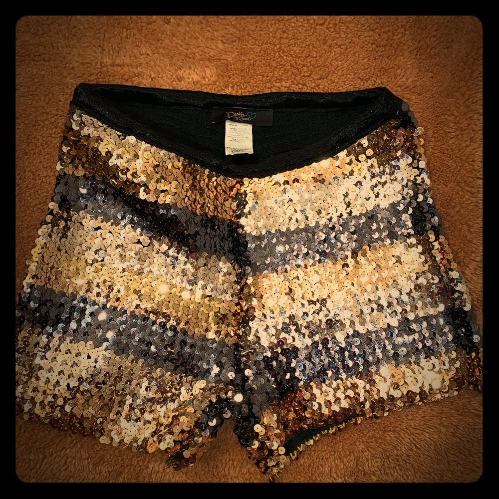 Sequin shorts